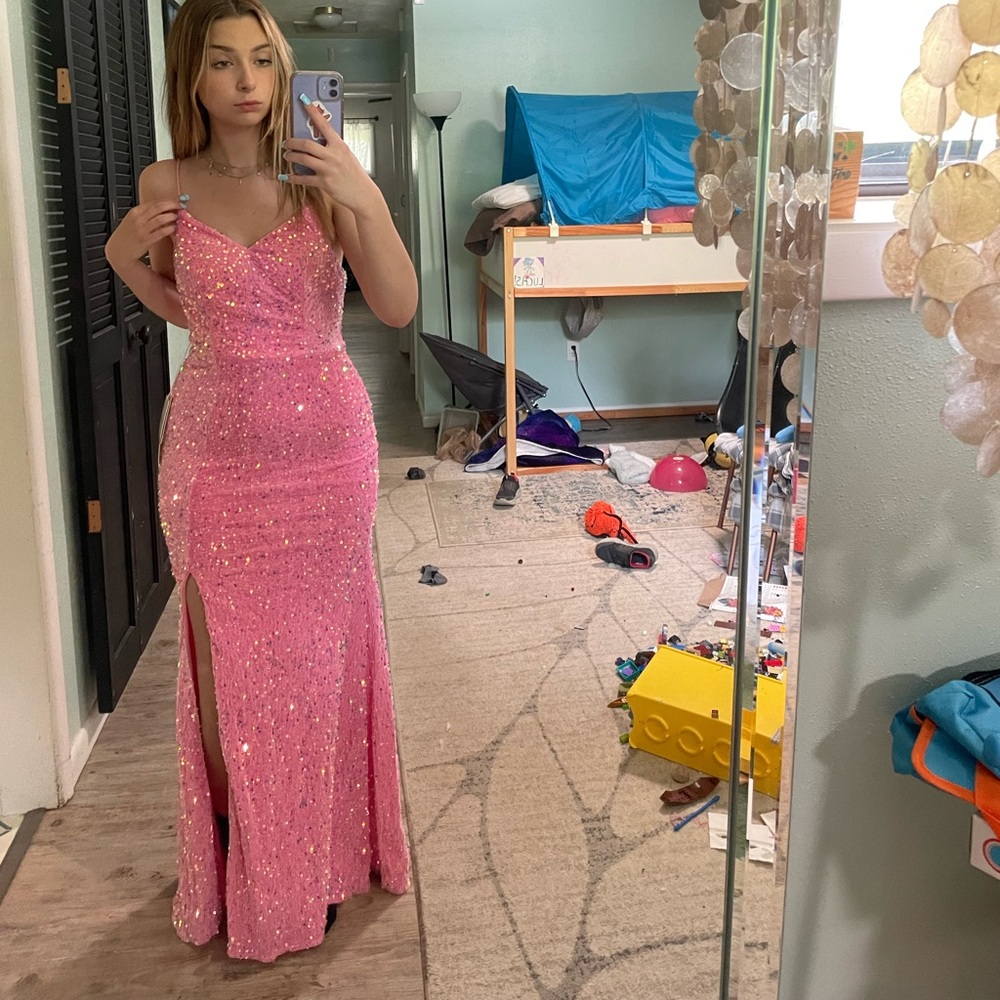 brand new stacees prom dress with tags , never worn